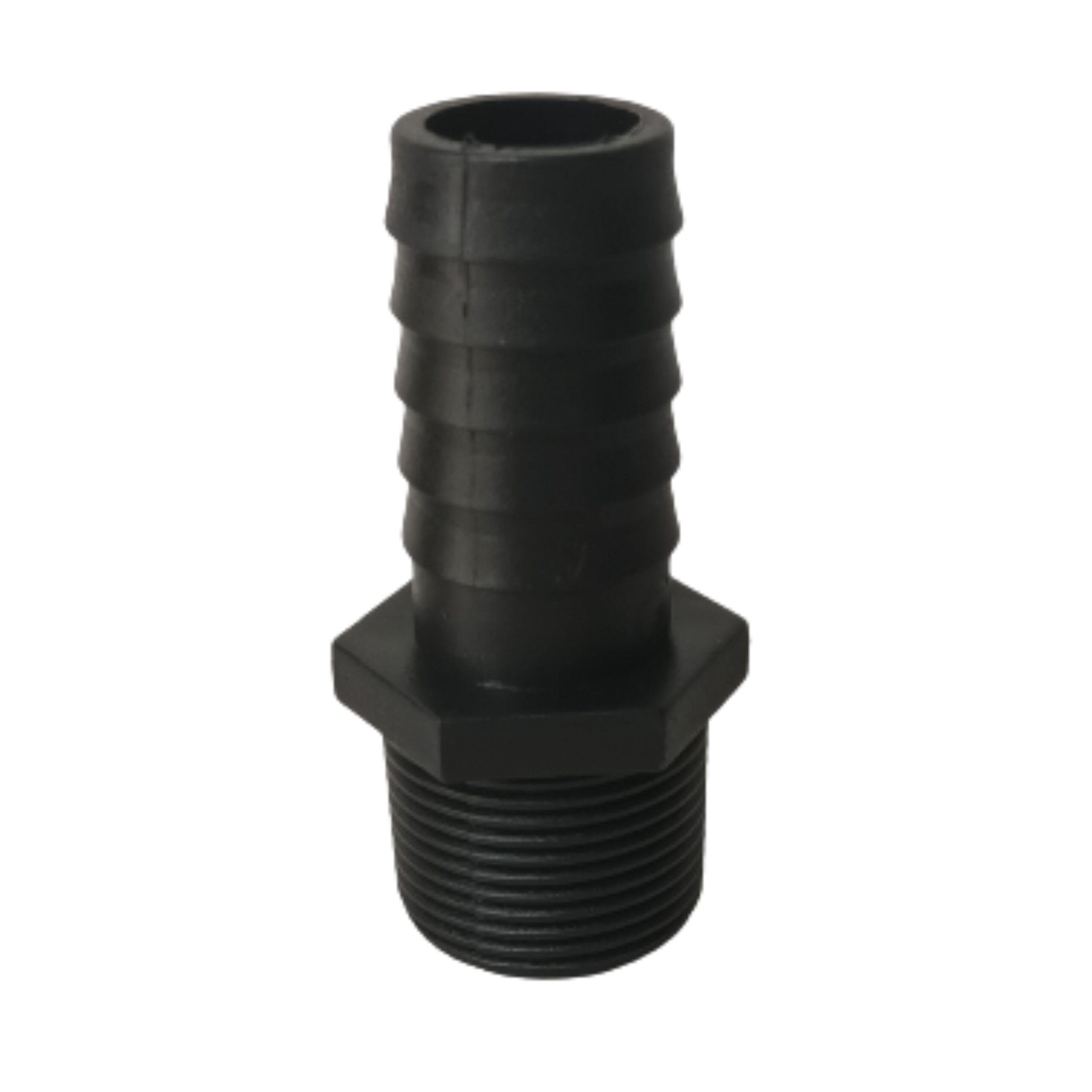 ACOPLE MACHO 1/2" GR IMPORTADO PESADO POLIETILENO